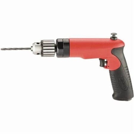 Sioux Tools Pistol Grip Drill, Reversible, ToolKit Bare Tool, 38 Chuck, 3JawKeyed Chuck, 2500 RPM, 1 hp, R SDR10P25R3
